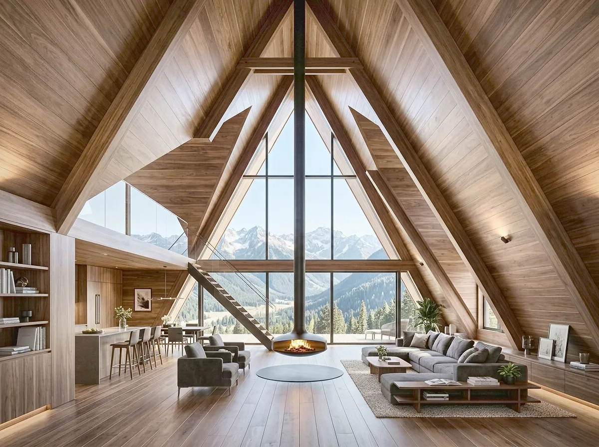 Дневна под A-Frame