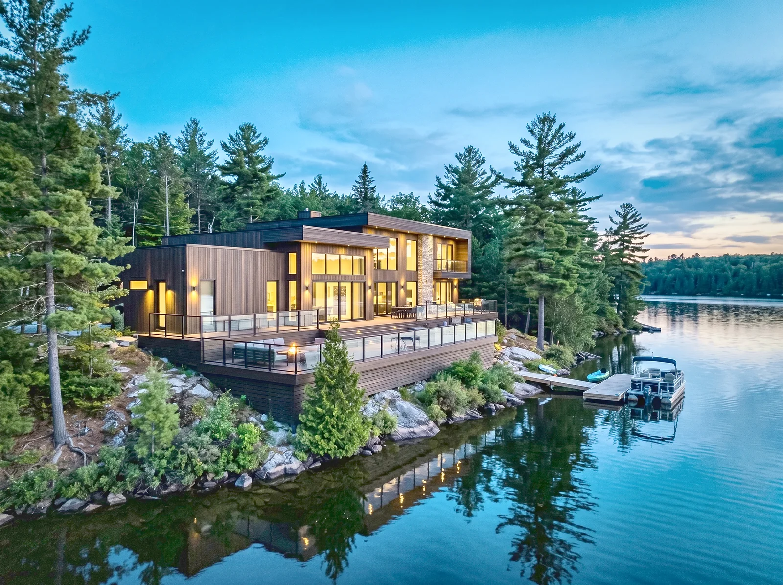 Луксозна дървена къща — проект на Forest & Home